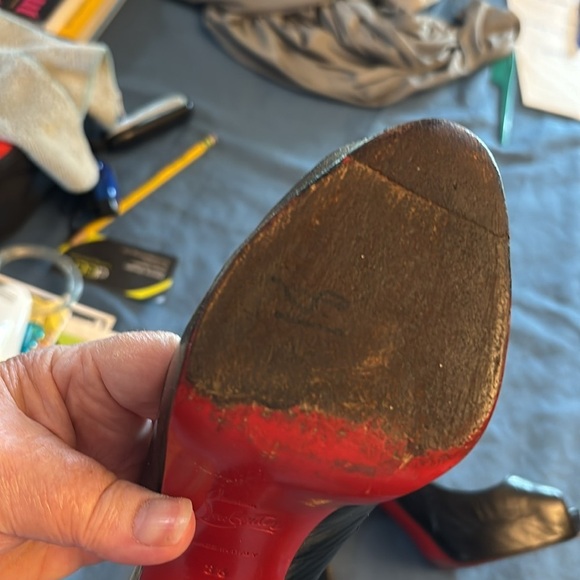 Vintage Christian Louboutin Black Stiletto Heels - Picture 8 of 13